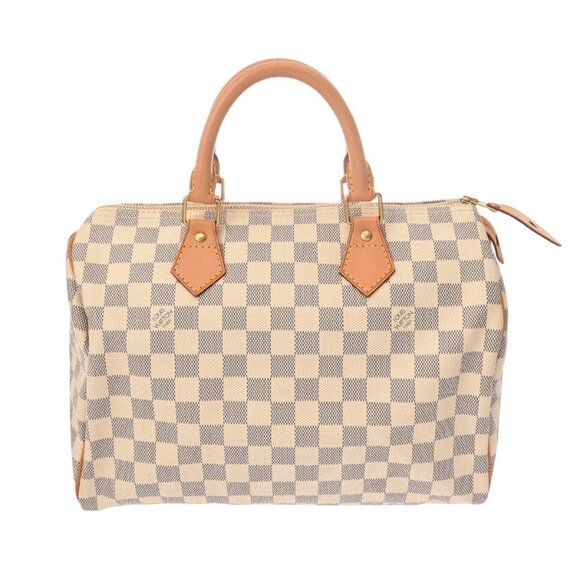 LOUIS VUITTON Damier Azur Speedy 30 White/Blanc - Picture 1 of 15